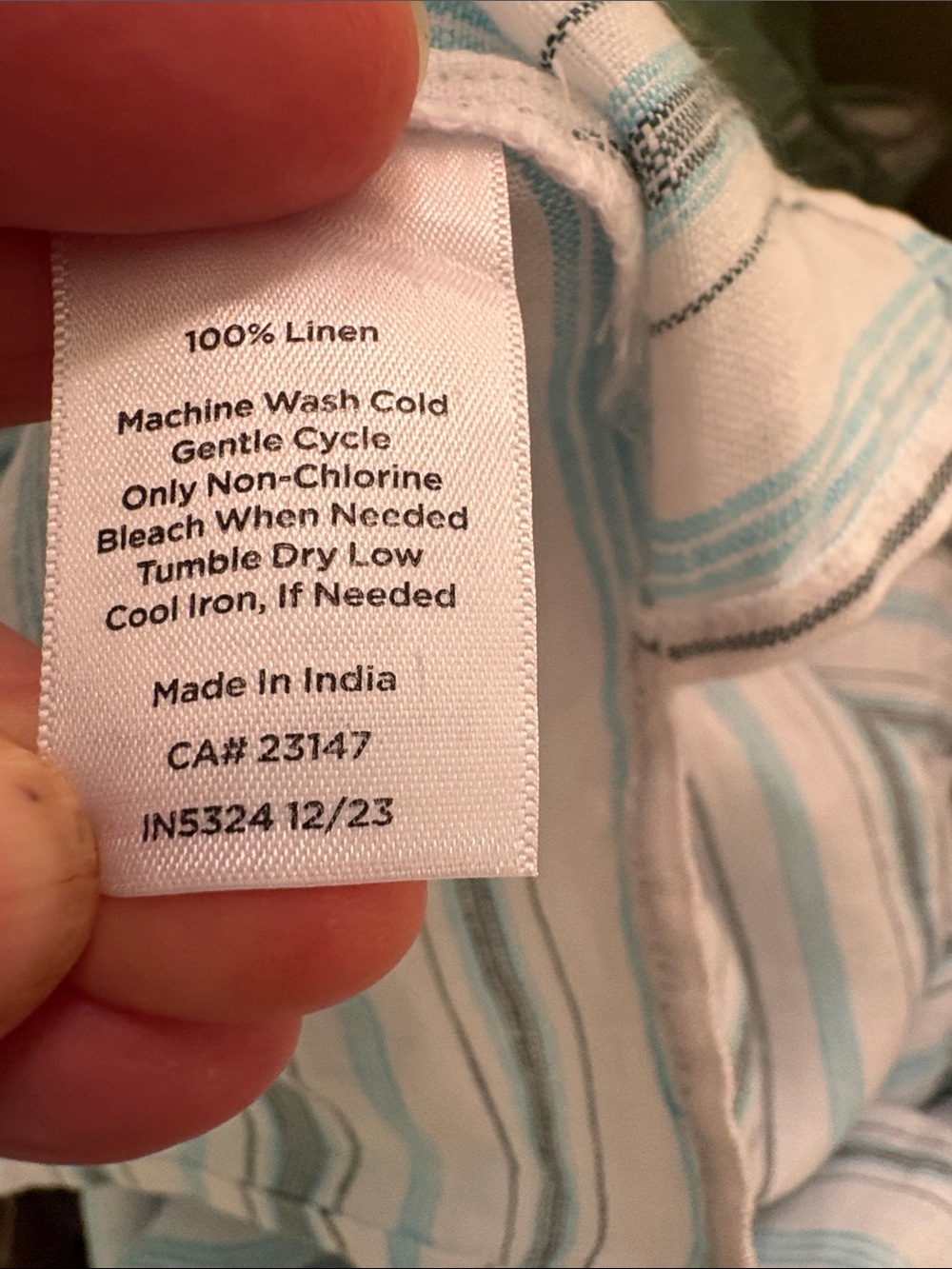Talbots 100% Linen Popover Shirt NWT XL - Picture 9 of 11